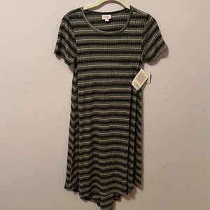 NWT LuLaRoe Carly Ribbed Dress Size XXS Soft like BUTTA! Very 90’s Y2K esque